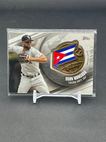 2020 TOPPS SERIES ONE - GLOBAL GAME MEDALLION - Y. MONCADA - #GGM-YO - RELIC