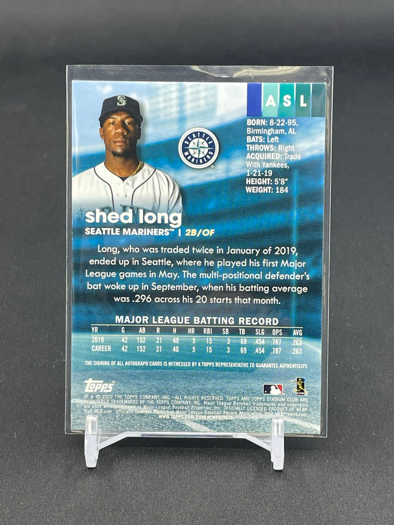 2020 TOPPS STADIUM CLUB - S. LONG -