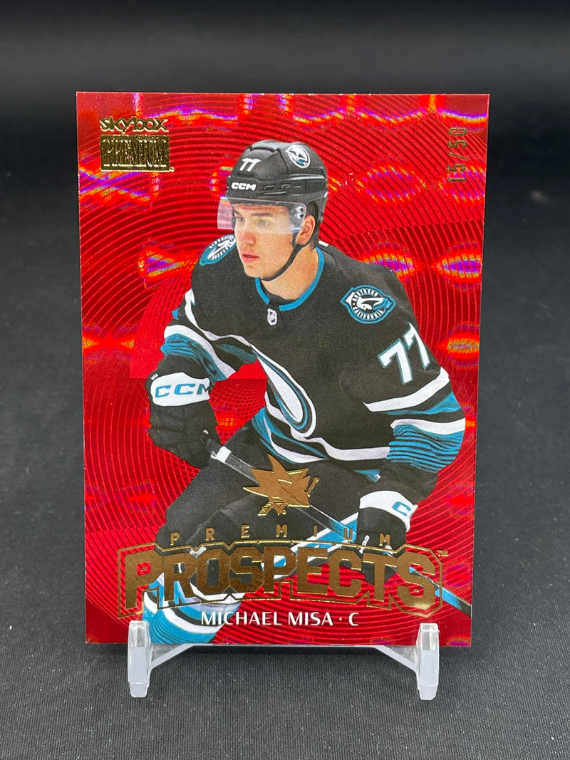 2025 UPPER DECK METAL UNIVERSE SKYBOX - STAR RUBIES - PREMIUM PROSPECTS - M. MISA - #PP-16 - #'D/50 - RC