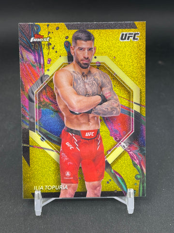 2024 TOPPS FINEST - YELLOW GLITTER - I. TOPURIA - #100 - #'D/75