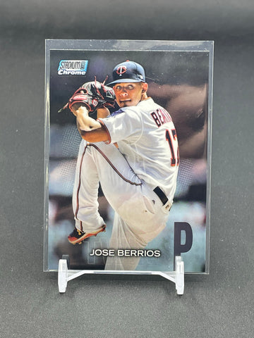 2018 TOPPS STADIUM CLUB CHROME - J. BERRIOS - #SCC128