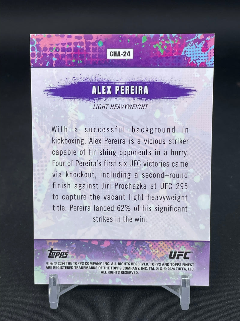 2024 TOPPS FINEST - ORANGE SHIMMER - CHAOS - A. PEREIRA - #CHA-24 - #'D/75
