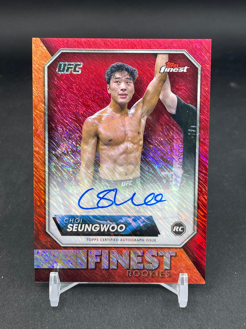 2024 TOPPS FINEST - RED SHIMMER - ROOKIES - C. SEUNGWOO -