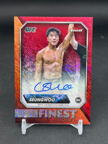 2024 TOPPS FINEST - RED SHIMMER - ROOKIES - C. SEUNGWOO - #RFA-CS