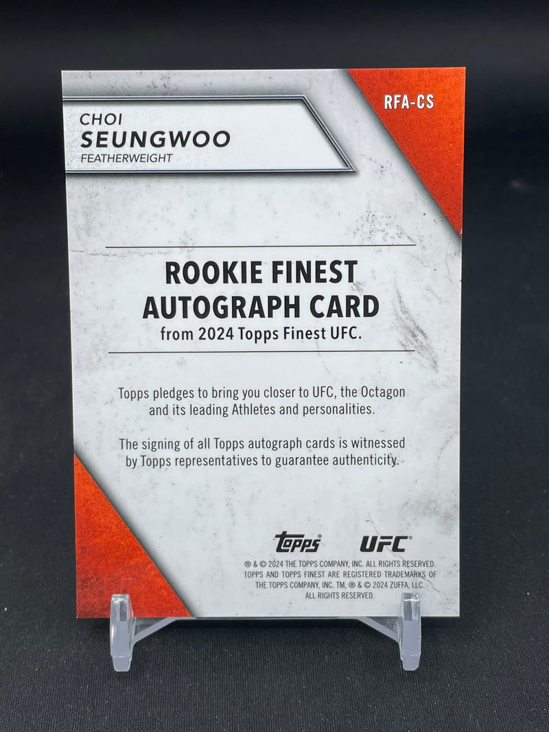 2024 TOPPS FINEST - RED SHIMMER - ROOKIES - C. SEUNGWOO -