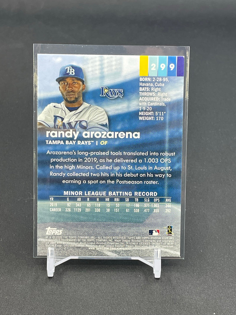 2020 TOPPS STADIUM CLUB - R. AROZARENA -