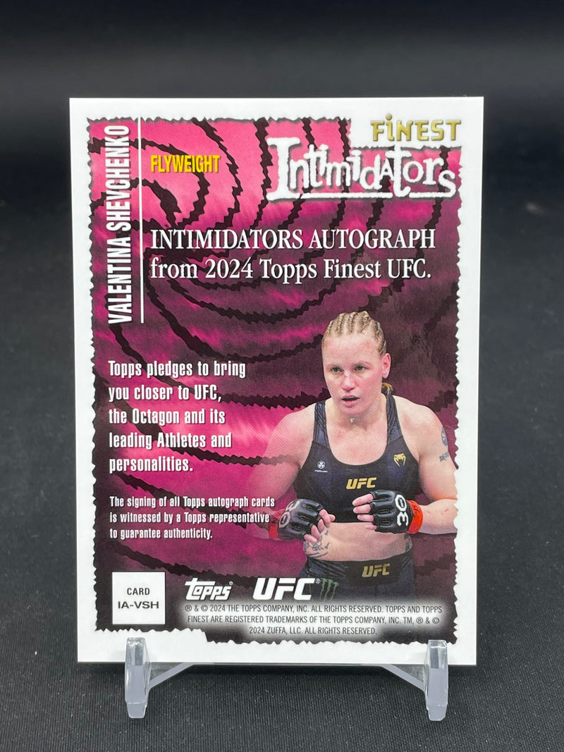 2024 TOPPS FINEST - GOLD SHIMMER - INTIMIDATORS - V. SHEVCHENKO - #IA-VSH - #'D/39 - AUTOGRAPH