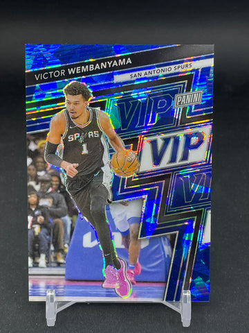 2025 PANINI THE NATIONAL VIP - BLUE ICE PRIZM - V. WEMBANYAMA - #24 - #'D/75
