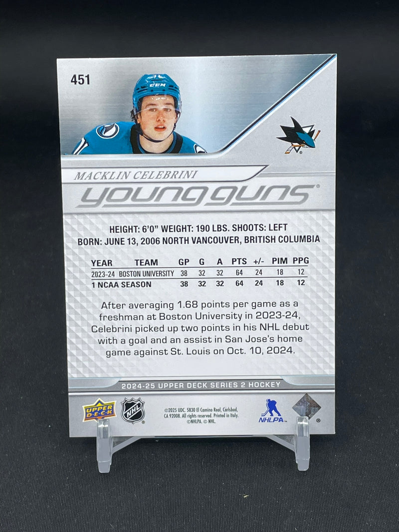 2024 UPPER DECK SERIES TWO - YOUNG GUNS - M. CELEBRINI -