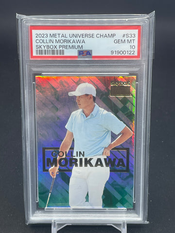 2023 UPPER DECK SKYBOX METAL UNIVERSE CHAMPIONS - SKYBOX PREMIUM - C. MORIKAWA - #S33 - PSA 10