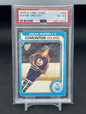 1979 O-PEE-CHEE - W. GRETZKY - #18 - PSA 4 - RC