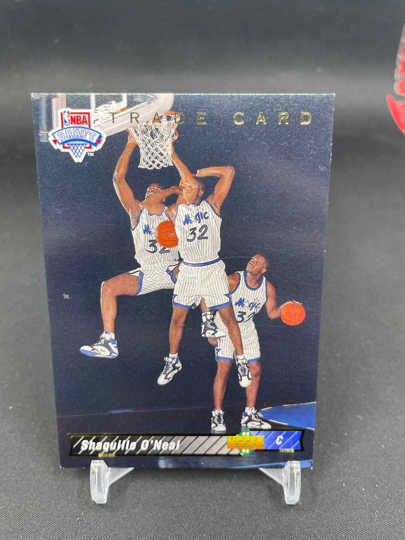 1992 UPPER DECK - TRADE CARD - S. O'NEAL -