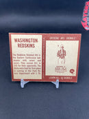 1967 PHILADELPHIA GUM FOOTBALL SET - WASHINGTON RED SKINS TEAM CARD -