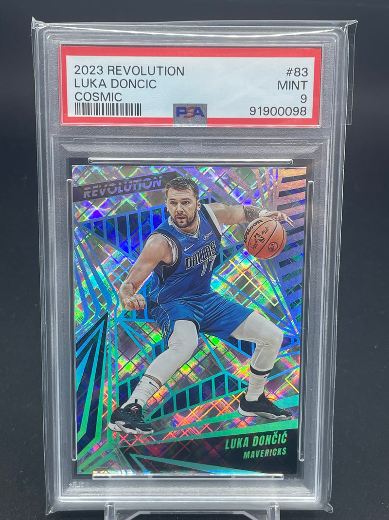 2023 PANINI REVOLUTION - COSMIC - L. DONCIC - #83 - #'D/99 - PSA 9