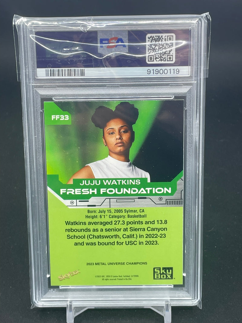 2023 UPPER DECK SKYBOX METAL UNIVERSE CHAMPIONS - FRESH FOUNDATION - J. WATKINS -