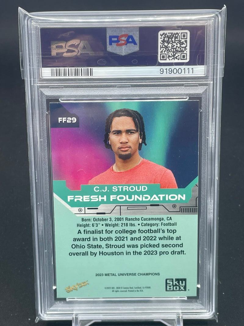 2023 UPPER DECK SKYBOX METAL UNIVERSE CHAMPIONS - FRESH FOUNDATION - C. STROUD -