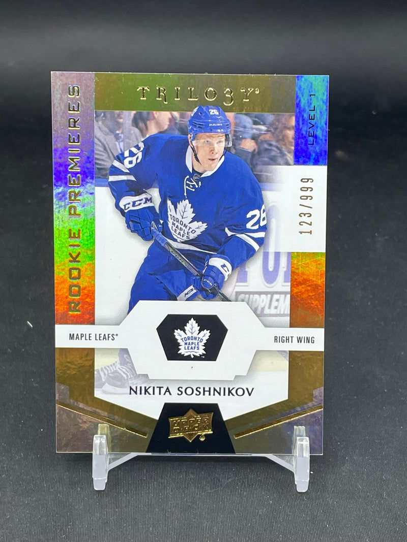 2016 UPPER DECK TRILOGY - ROOKIE PREMIERES - N. SOSHNIKOV - #73 - #'D/999 - RC