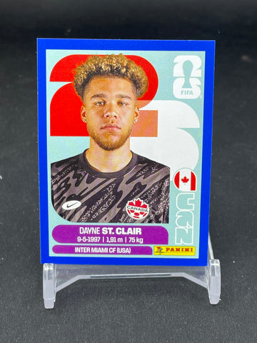 2026 FIFA WORLD CUP STICKER - BLUE - D. ST. CLAIR - #CAN2