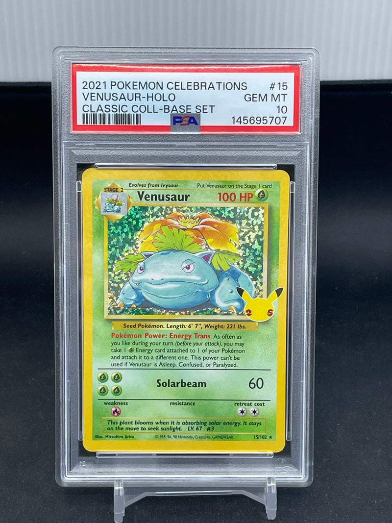 POKEMON - CLEBERATIONS - CLASSIC COLLECITON - VENUSAUR - HOLO -