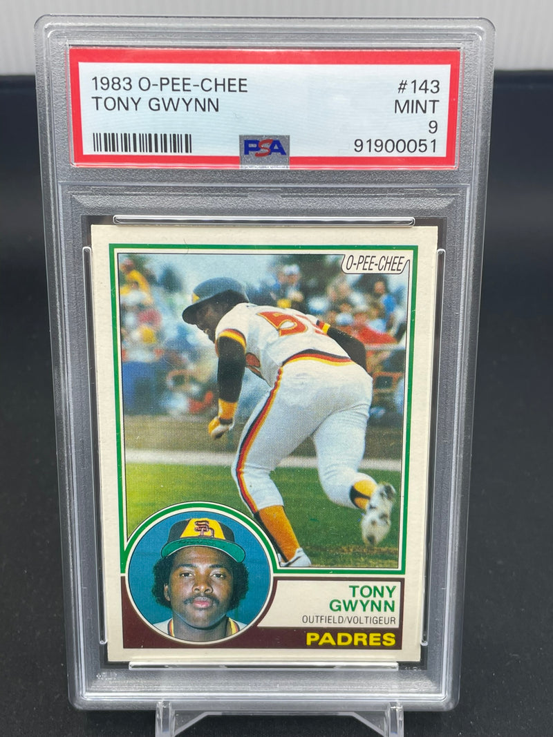 COMPLETE 1983 O-PEE-CHEE BASEBALL SET WITH GRADED PSA 9 TONY GWYNN ROOKIE