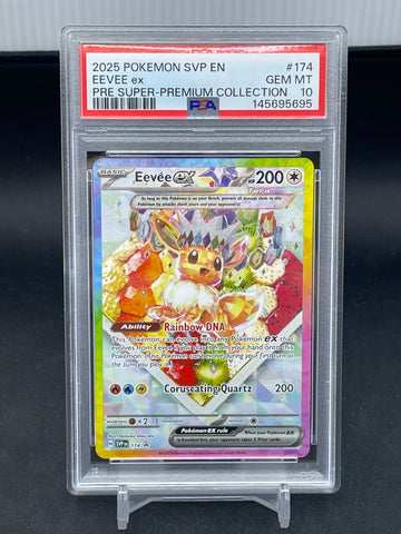 POKEMON - SUPER PREMIUM PROMO - EEVEE EX - ILLUSTRATION PROMO - #SVP174 - PSA 10