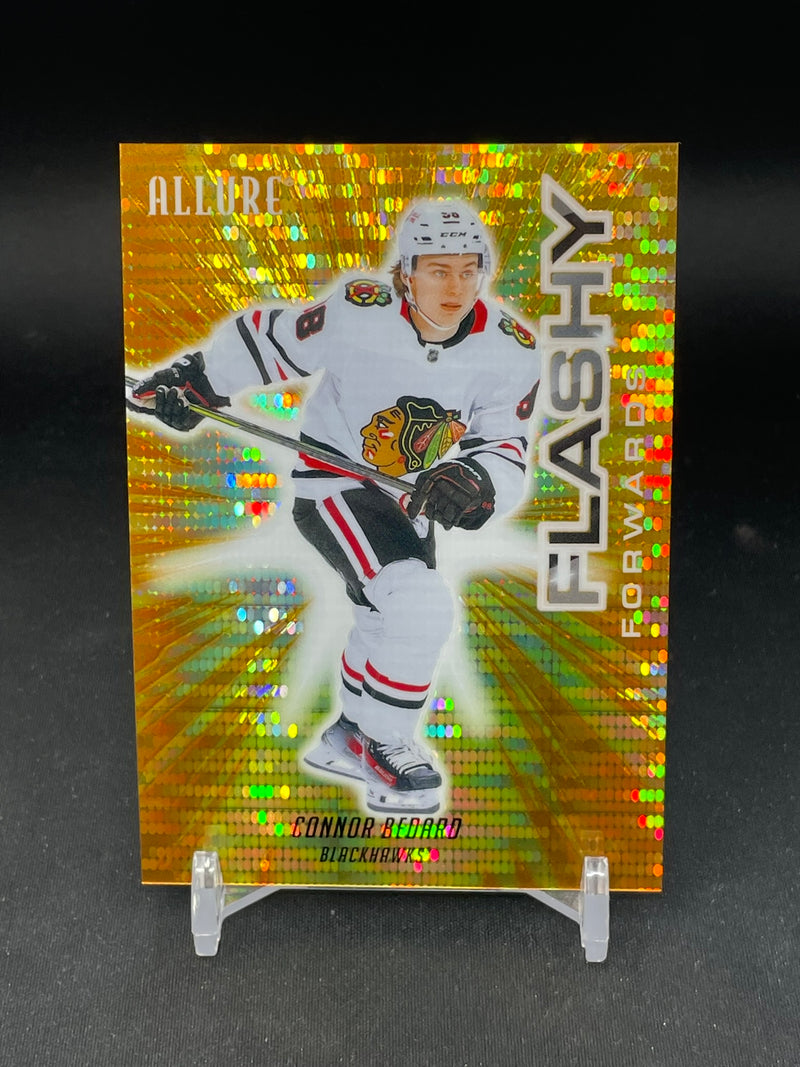 2025 UPPER DECK ALLURE - ORANGE SPECTRUM - FLASHY FORWARDS - C. BEDARD - #FF-14 - #'D/299