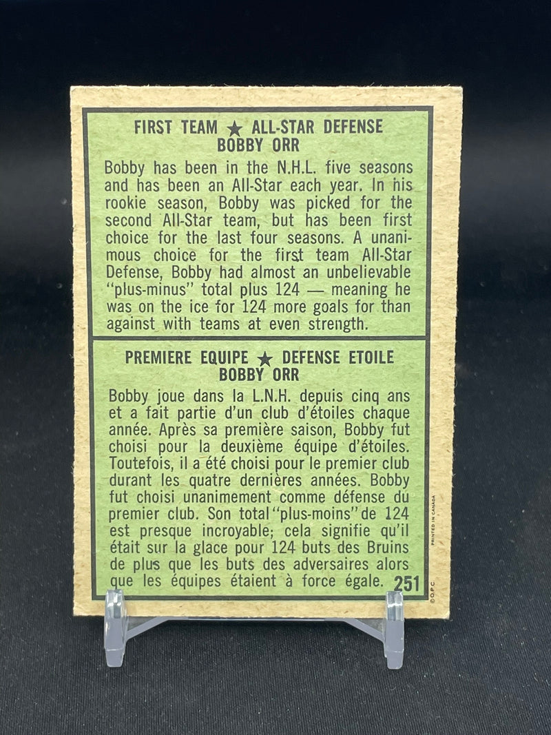 1971 O-PEE-CHEE - 1ST ALL-STAR TEAM - B. ORR -