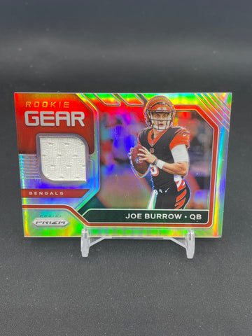 2020 PANINI PRIZM - ROOKIE GEAR - J. BURROW - #1 - RELIC - RC