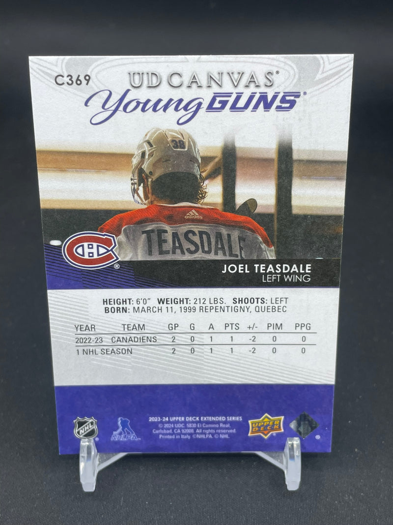 2023 UPPER DECK EXTENDED SERIES - UD CANVAS YOUNG GUNS - J. TEASDALE -