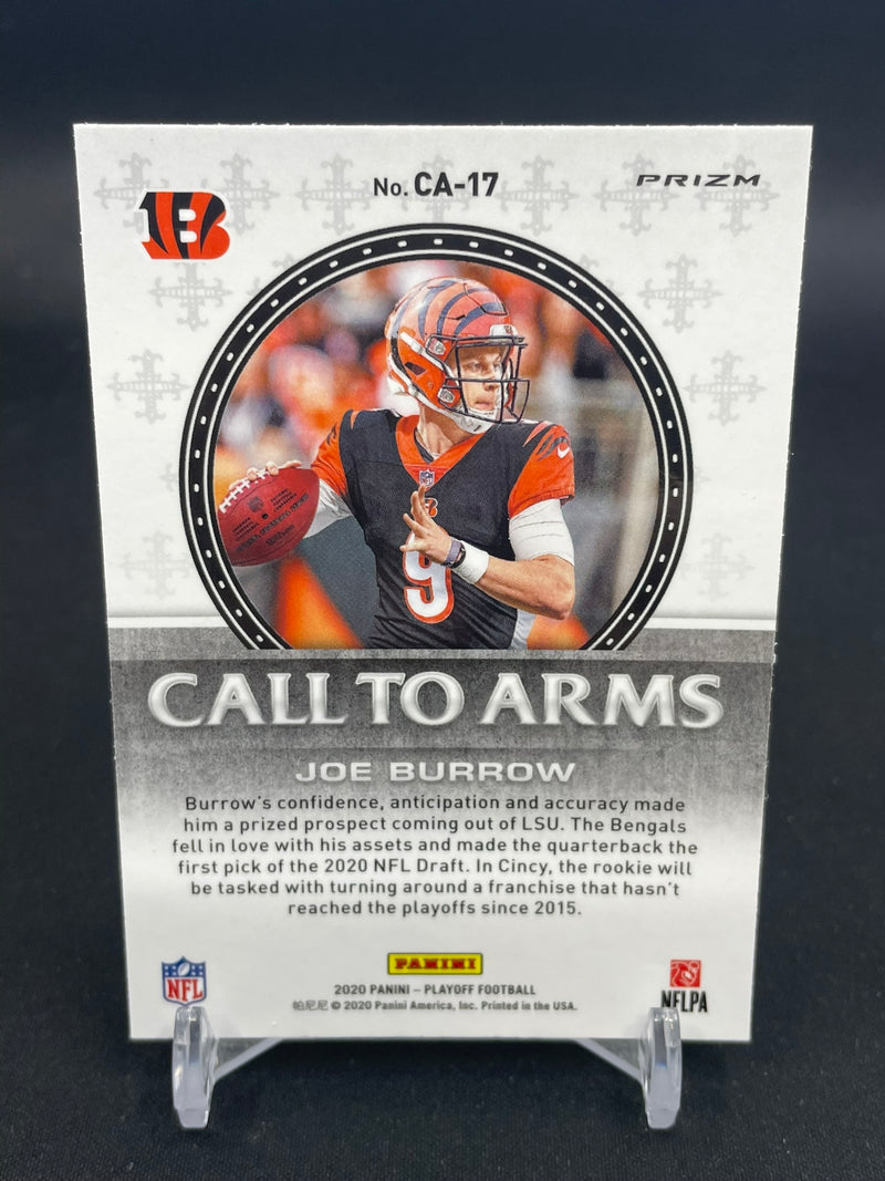 2020 PANINI PLAYOFF - PRIZM - CALL TO ARMS - J. BURROW -