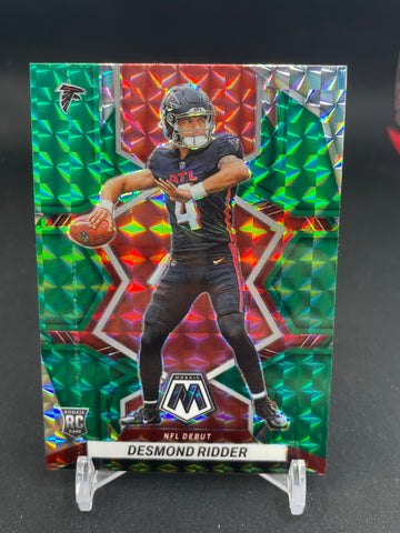 2022 PANINI MOSAIC - GREEN MOSAIC PRIZM - NFL DEBUT - D. RIDDER - #271 - RC