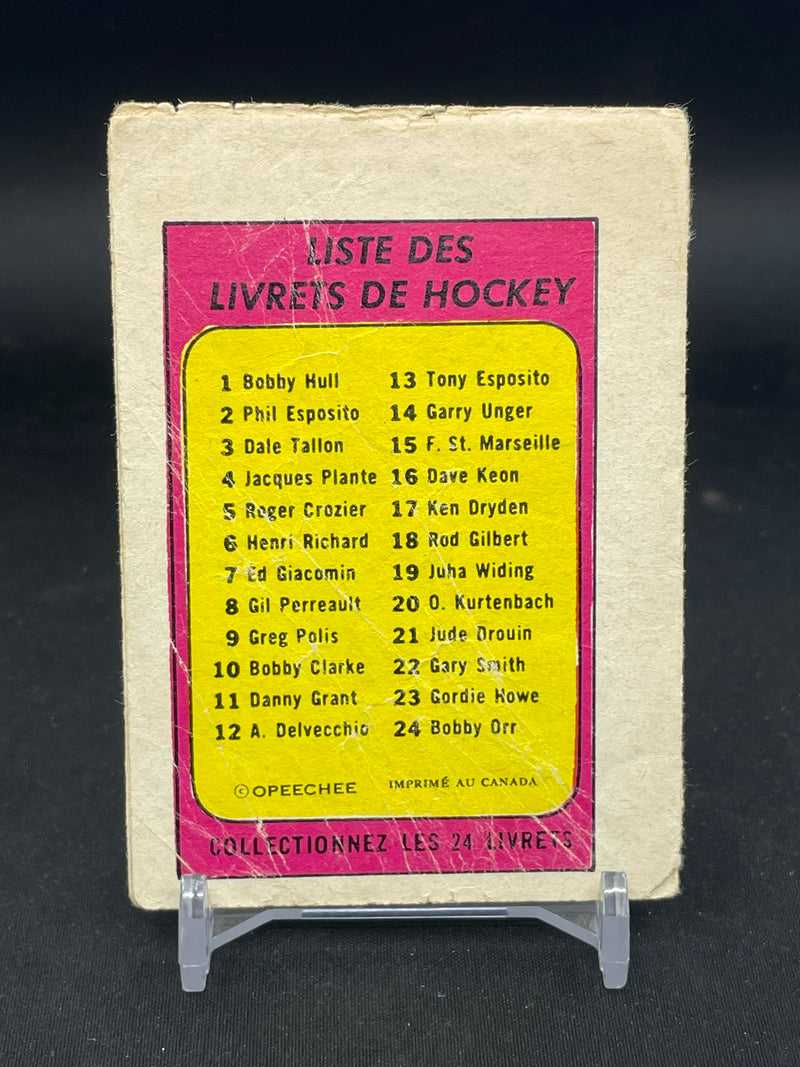 1971 O-PEE-CHEE - STORY BOOKLET - D. TALLON -