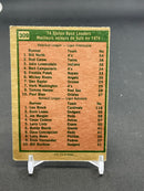 1975 TOPPS - STOLEN BASE LEADERS 1974 - B. NORTH / L. BROCK -
