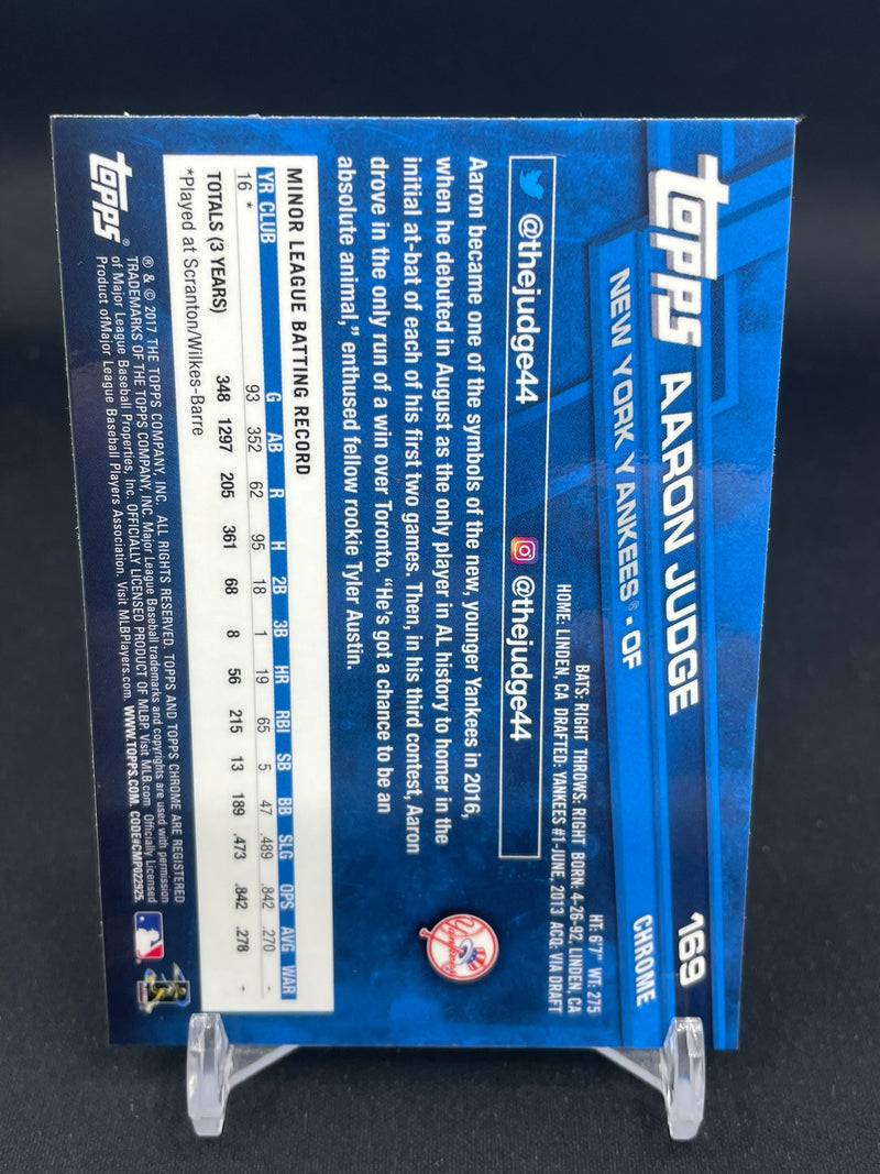 2017 TOPPS CHROME - A. JUDGE -