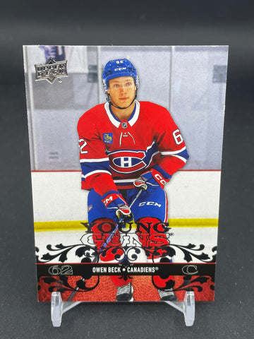 2023 UPPER DECK EXTENDED SERIES - TRIBUTE YOUNG GUNS - O. BECK - #T-24 - RC