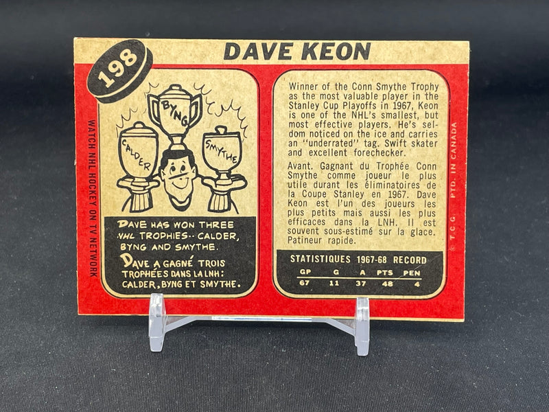 1968 O-PEE-CHEE - D. KEON -