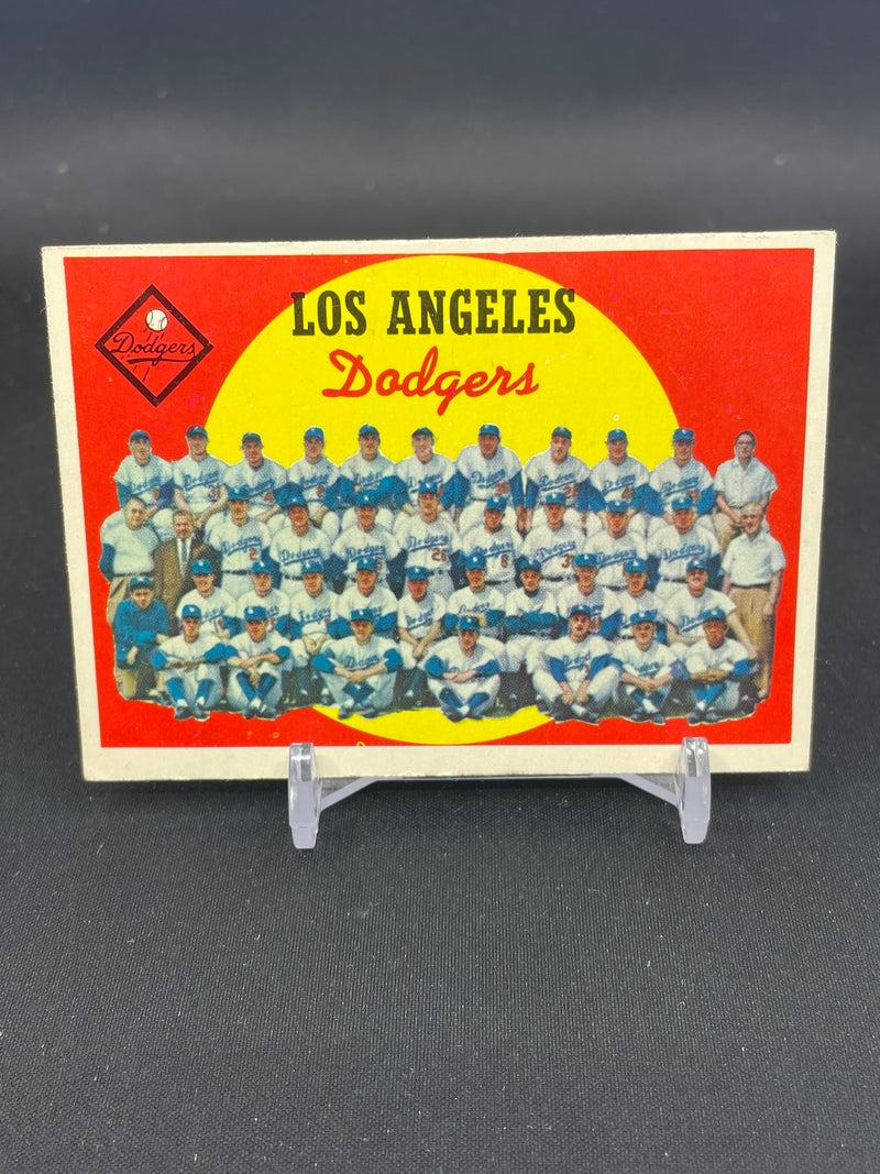 1959 TOPPS - LOS ANGELES DODGERS CHECKLIST -