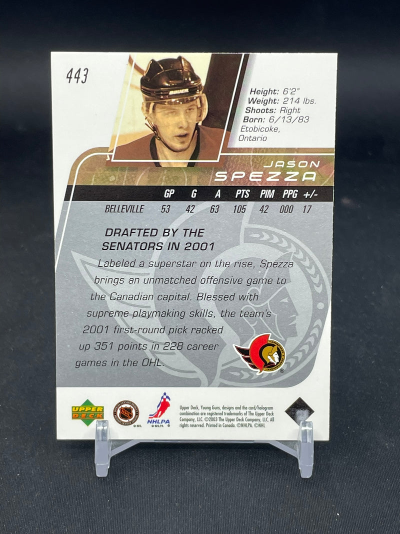 2003 UPPER DECK SERIES TWO - YOUNG GUNS - J. SPEZZA -