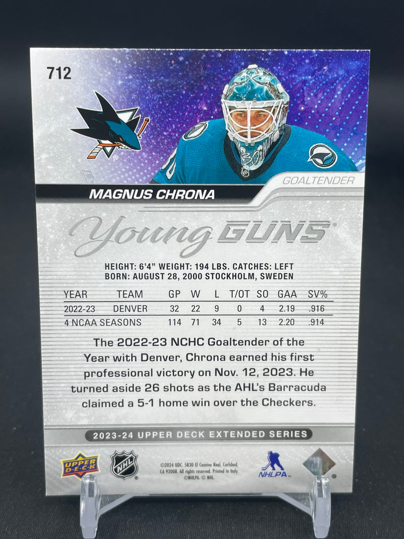 2023 UPPER DECK EXTENDED SERIES - YOUNG GUNS - M. CHRONA -