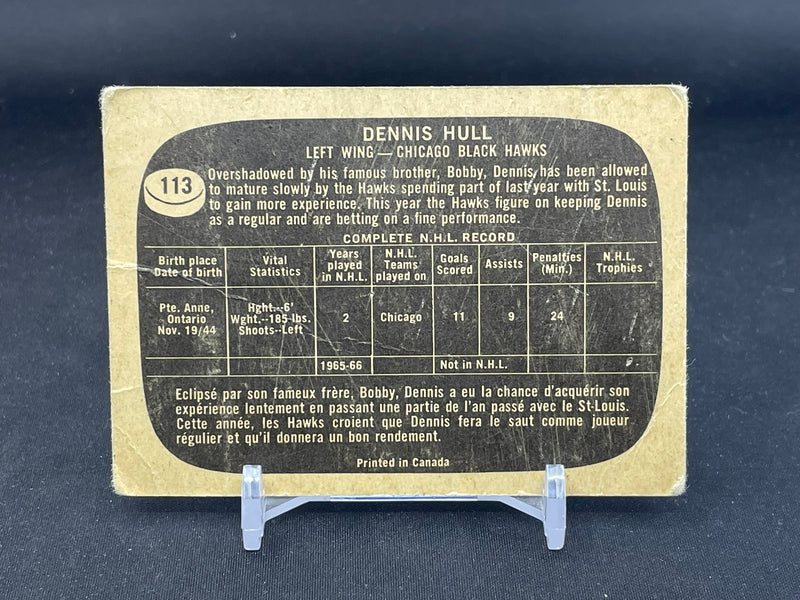 1966 TOPPS - D. HULL -