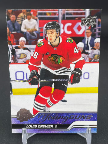 2023 UPPER DECK EXTENDED SERIES - YOUNG GUNS - L. CREVIER - #721 - RC