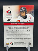 2023 UPPER DECK TEAM CANADA JUNIORS - BLUE PATTERENED FOILBOARD - B. TURNBULL -
