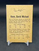 1962 PARKHURST - D. KEON -