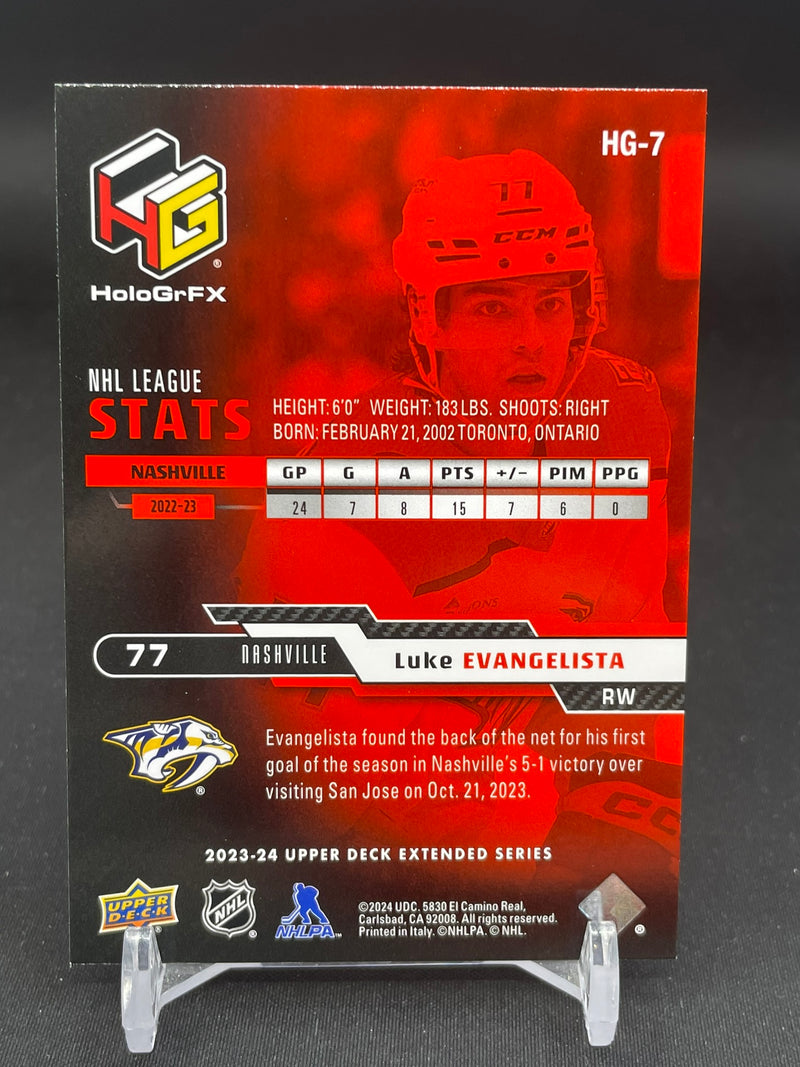2023 UPPER DECK EXTENDED SERIES - HOLOGRFX - L. EVANGELISTA -