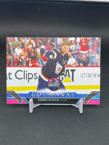 2023 UPPER DECK EXTENDED SERIES - UD CANVAS - SKILLS COMPETITION - C. MCDAVID - #C408