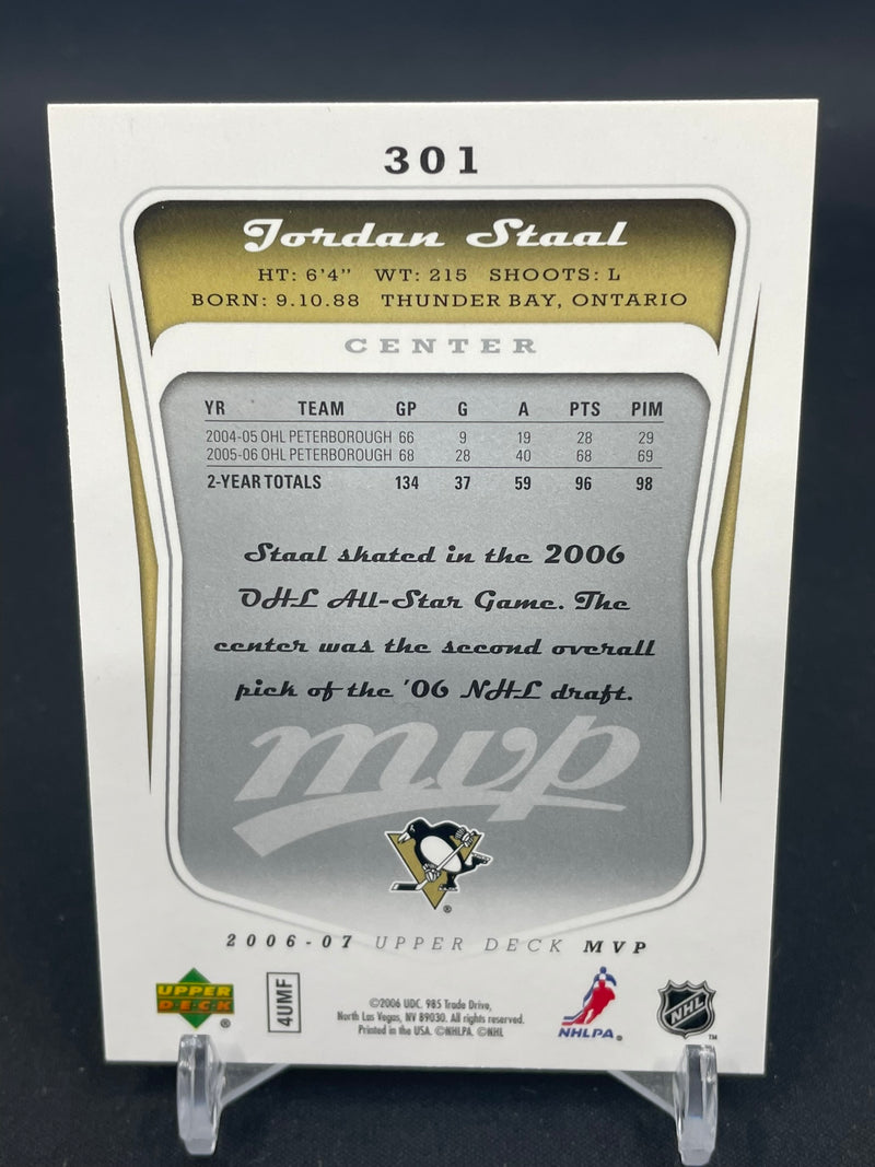 2006 UPPER DECK MVP - ROOKIE - J. STAAL -