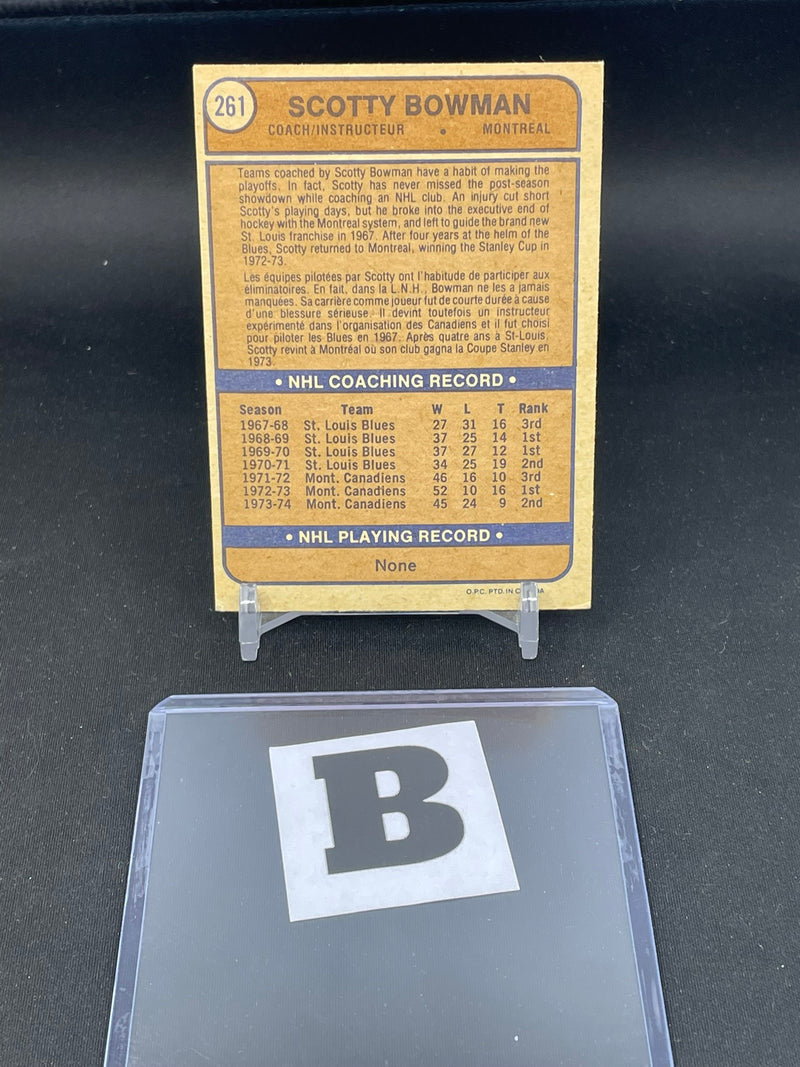 1974 O-PEE-CHEE - S. BOWMAN -