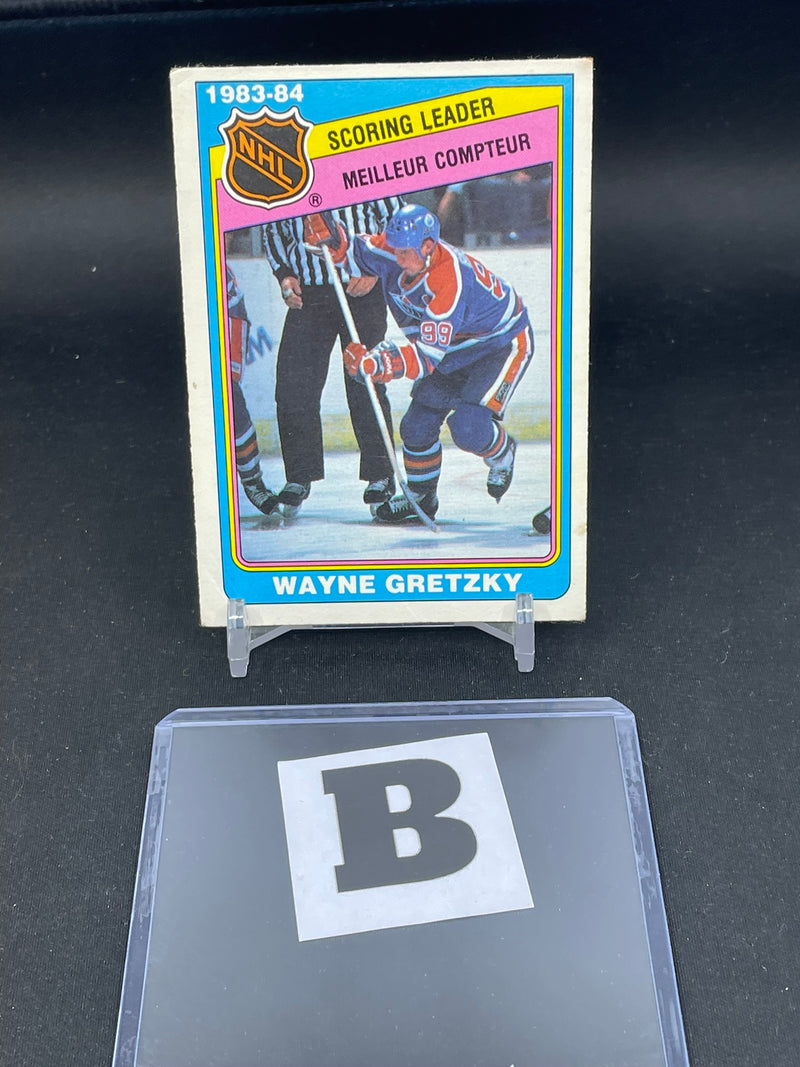 1984 O-PEE-CHEE - SCORING LEADER - W. GRETZKY -