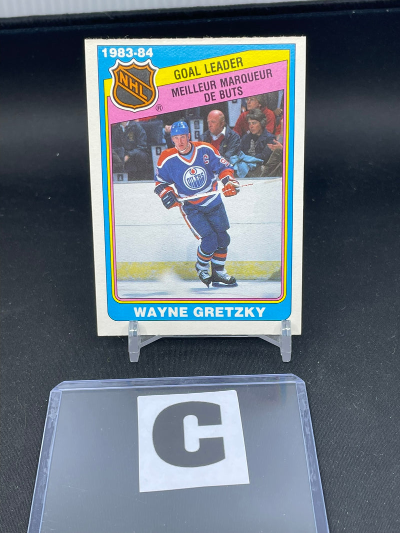 1984 O-PEE-CHEE - GOAL LEADERS - W. GRETZKY -