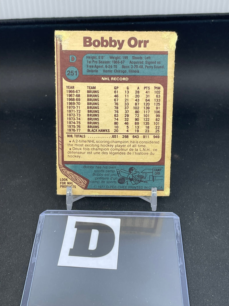 1977 O-PEE-CHEE - B. ORR -